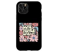 Love Christian Quote 1 Corinthians 13:7 Case for iPhone 11 Pro