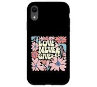 Love Christian Quote 1 Corinthians 13:7 Case for iPhone XR