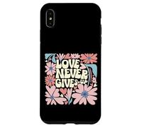 Love Christian Quote 1 Corinthians 13:7 Case for iPhone XS Max