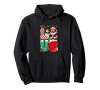 LOVE Christmas Santa Pit Bull Cat Cosplay Elf Costume Owner Pullover Hoodie