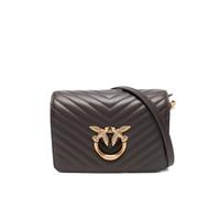 Love Click Mini Shoulder Bag, female, PINKO, Shoulder Bags, Brown, ONE SIZE, Bags ONE SIZE