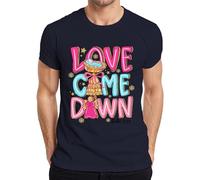 Love Come Down Jesus Nativity Angel Christmas Glitter Pastel Men's T-Shirt, navy, S