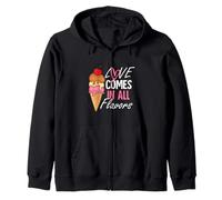 Love comes in all flovors Zip Hoodie