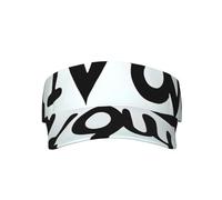 Love Confessionssunhat, Adjustable Hollow Cap, Breathable, Uv Protection, &Suitable for Men and Women. Black