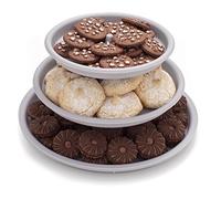 Love Cooking David Tutera 3-Tier Dessert & Appetizer, Carbon, Multi-Colour, 62.5 x 34.5 x 14.7 cm