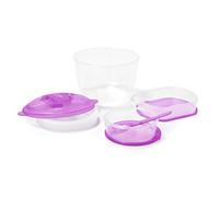 Love Cooking David Tutera Breakfast Set with Bright Lid and Cool Pack, Multi-Colour, 7-Piece