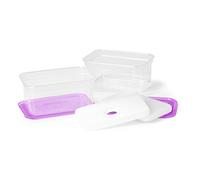 Love Cooking David Tutera Snack Set with Bright Lid, Multi-Colour, 6-Piece