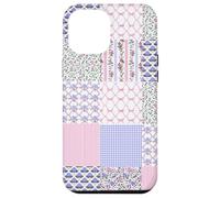 Love Coquette Fancy Floral Patchwork Quilt Toile de Jouy Case for iPhone 12 Pro Max