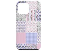 Love Coquette Fancy Floral Patchwork Quilt Toile de Jouy Case for iPhone 13 Pro Max