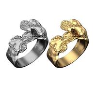 Love Couple Hug Kiss Ring Gold/silver Color Exaggerated Figure Men And Women Series Ring Fashion Lover Valentine's Gift Wedding Jewelry