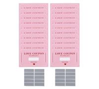 Love Coupons for Her- 20 Pc | Valentines Coupons, Fun Romantic Scratch Off Love Çoupons | Couples Date Night Surprise Cards for Him Her Boyfriend Girlfriend Husband Wife Birthday Wedding Party
