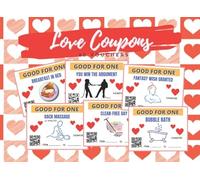 LOVE COUPONS: VOUCHER BOOK | VALENTINE´S DAY GIFT | ANNIVERSARY | CREATIVE PRESENT FOR COUPLES | FOR HER OR FOR HIM.
