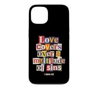 Love Covers Sins Peter 4 8 Bible Verse Case for iPhone 13