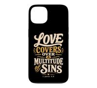 Love Covers Sins Peter 4 8 Bible Verse Case for iPhone 13