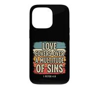 Love Covers Sins Peter 4 8 Bible Verse Case for iPhone 13 Pro