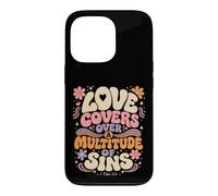Love Covers Sins Peter 4 8 Bible Verse Case for iPhone 13 Pro