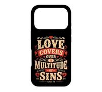 Love Covers Sins Peter 4 8 Bible Verse Case for iPhone 17 Pro