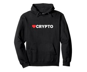 Love Crypto - Heart Pullover Hoodie