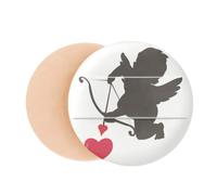 Love Cupid Angel Heart Pattern Air Cushion Makeup Foundation Sponge Powder Puff