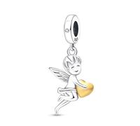 Love Cupid Charm 925 Sterling Silver Pendant Charm Compatible with Pandora Charms,and Many Other UK Charm Bracelets