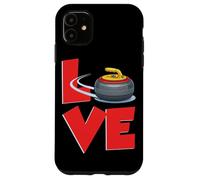 LOVE Curling Stone Sweep Team Winter Sport Case for iPhone 11