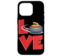 LOVE Curling Stone Sweep Team Winter Sport Case for iPhone 16 Pro