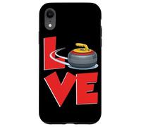 LOVE Curling Stone Sweep Team Winter Sport Case for iPhone XR