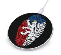 Love Czech Republic in DNA Phone Charger Fast Charging Pad Charger Anti-Slip 10W with USB Cable