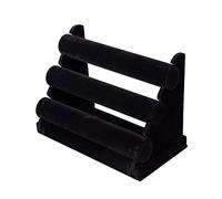 Love de La Vie Three Tiers Jewellery Display Stand Black Velvet
