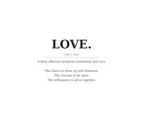 Love Definition Journal Romantic Love, Connection & Reflection The Definition Collection: A Minimalist Journal for Relationships Self-Reflection and ... | Gift for Him | Love | Anniversary | Wedding