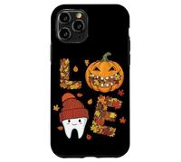 LOVE Dental Life Cute Tooth in Hat with Pumpkin and Fall Case for iPhone 11 Pro