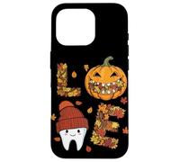 LOVE Dental Life Cute Tooth in Hat with Pumpkin and Fall Case for iPhone 16 Pro