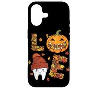 LOVE Dental Life Cute Tooth in Hat with Pumpkin and Fall Case for iPhone 17