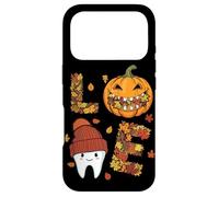 LOVE Dental Life Cute Tooth in Hat with Pumpkin and Fall Case for iPhone 17 Pro