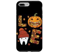 LOVE Dental Life Cute Tooth in Hat with Pumpkin and Fall Case for iPhone 7 Plus/8 Plus