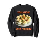 Love Deviled Eggs Retro Thanksgiving Family Dinner Fun Sweatshirt