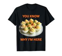 Love Deviled Eggs Retro Thanksgiving Family Dinner Fun T-Shirt