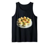 Love Deviled Eggs Retro Thanksgiving Family Dinner Fun Tank Top