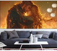 Love Diamond Art Painting Couple Diamond Painting Kits for Adults,Square Full Drill Gem Arts and Crafts Pictures Embroidery Cross Stitch Canvas Paint by Numbers for Kids,Gifts Women 20x48in LT-201