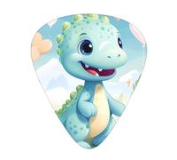 Love Dinosaur Wear-resistant guitar picks for guitar, bass, electric guitar, ukulele, thin, medium, heavy, 12-piece guitar picks