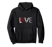 LOVE - Doctors, Nurses, Medics, Emergency Valentine's Gift Pullover Hoodie
