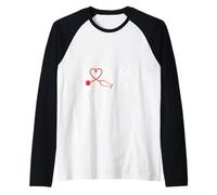 Love - Doctors, Nurses, Medics, Emergency Valentine's Gift Raglan Baseball Tee