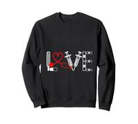LOVE - Doctors, Nurses, Medics, Emergency Valentine's Gift Sweatshirt