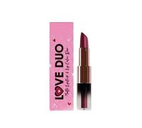 Love Duo 2-in-1 Dual Sided Lipstick - Shade 04 | Long Lasting Up to 12H | Non-Transfer & Hydrating | Soft Matte Finish | Dual End Liquid & Bullet Lipstick for Women | 1.5ml + 4g