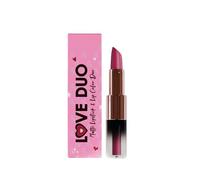 Love Duo 2-in-1 Dual Sided Lipstick - Shade 10 | Non-Transfer & Long Lasting Up to 12H | Soft Matte Finish | Hydrating Formula | Liquid + Bullet Lipstick Combo for Women | 1.5ml + 4g