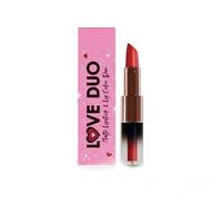 Love Duo 2-in-1 Dual Sided Lipstick - Shade 14 | Long Lasting Up to 12H | Non-Transfer & Hydrating | Soft Matte Finish | Liquid + Bullet Lipstick Combo for Women | 1.5ml + 4g