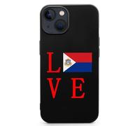 Love Dutch Saint Martin Flag Cell Phone Basic Cases TPU Soft Cover Shockproof Slim Phone Case Compatible with iPhone 13 Mini/13/13 Pro/13 Pro Max