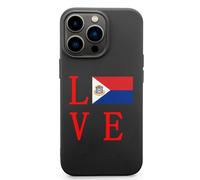 Love Dutch Saint Martin Flag Cell Phone Basic Cases TPU Soft Cover Shockproof Slim Phone Case Compatible with iPhone 13 Mini/13/13 Pro/13 Pro Max