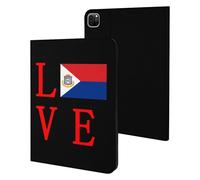 Love Dutch Saint Martin Flag Slim Tablet Cases Compatible with iPad Series Without Pencil Holder Protective Cover Compatible with IPAD Pro 20/21/22(11in)