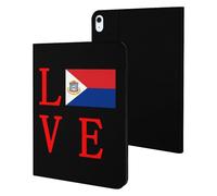 Love Dutch Saint Martin Flag Slim Tablet Cases Compatible with iPad Series Without Pencil Holder Protective Cover Compatible with ipad Air5/air4 (10.9in) /ipad Pro 2018(11in)